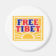 Freies Tibet Kühlschrankmagnete