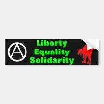 Freiheits-Gleichheits-solidaritäts-Autoaufkleber