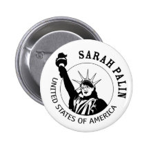 Freiheitsstatue Sarahs Palin Buttons