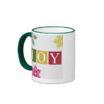 Freude-Weihnachtsschneeflocke-Becher