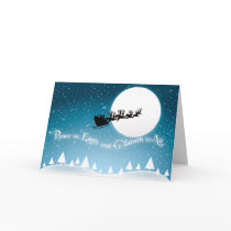 Frieden auf Erdweihnachtskarten