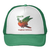 Frieden fängt innen an retro cap