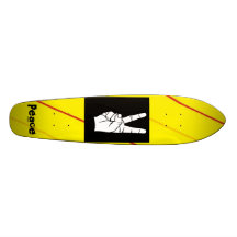 Friedensbrett - besonders angefertigt bedruckte skateboarddecks