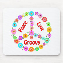 FriedensLiebe Groovy Mousepad