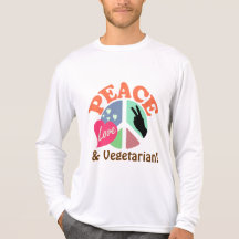 FriedensLiebe und -vegetarier Shirts