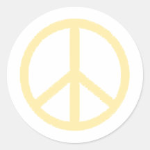 Friedenssymbol Runde Sticker