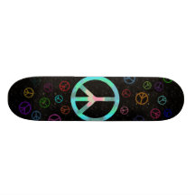 Friedenszeichen-Skateboard Skateboarddecks