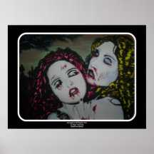 "Friedhofs-Freundin-" Plakat