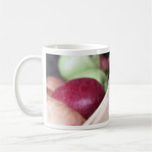 Frische Bio Äpfel Teetasse