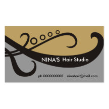 Friseur-/Hairstylist-Visitenkarten