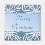 Frohe Weihnacht-Schneeflocke-Magnet Magnete