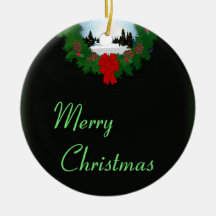 Frohe Weihnachten Weihnachtsbaum Ornament