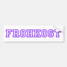 FROHKOST AUTOSTICKER