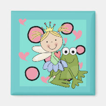 Frosch-Fee heraus für Hopfent-shirts und -geschenk Kühlschrankmagnet