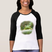Frosch mustert Baseball-T-Shirt
