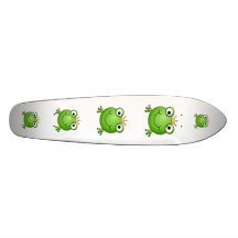 Frosch-Prinz. Glücklicher Frosch Skateboardbretter