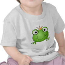 Frosch-Prinz. Glücklicher Frosch T-shirts