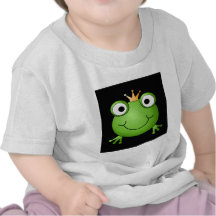 Frosch-Prinz. Lächelnder Frosch mit einer Krone Shirts