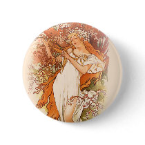 Frühling - Kunst Nouveau Alphonse Mucha