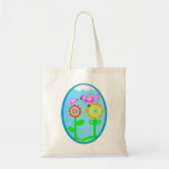 Frühling/Sommer-Blumen u. Vögel Tasche