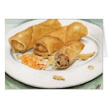 Frühlingrolls-Karte