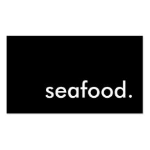fruits de mer cartes de visite personnelles