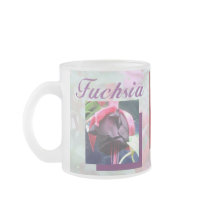 fuchsia mug tasse