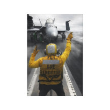 Führerraum des Flugzeugträgers Leinwand Drucke