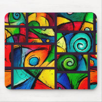 Funky abstrakte Wirble Kunst