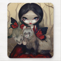 "Furets rouges" Mousepad de papillon Tapis De Souris