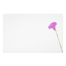 Fuschia Gartennelke mit Blumen Druckpapiere