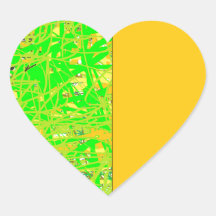 Fusion de GreennYellow Autocollant En Cœur