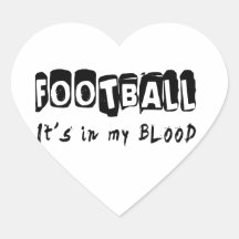 Fußball ist es in meinem Blut Sticker