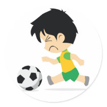 Fußball-Junge