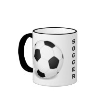 Fußball-Muster-Kaffeetasse