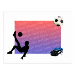 Fußball-Postkarte