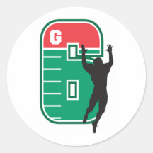 Fußball Runder Sticker