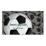 Fußball-Trainer-Visitenkarte
