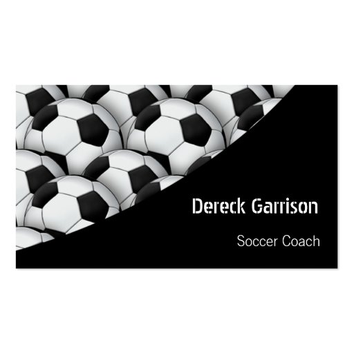 Fußball-Trainer-Visitenkarte