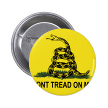 Gadsden-Flagge Buttons