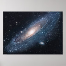 Galaxie M31 im Andromeda Plakat