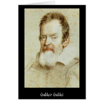 Galileo Galilei Grußkarte