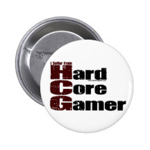 Gamer de noyau dur badge avec épingle