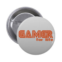 Gamer pendant la vie pin's