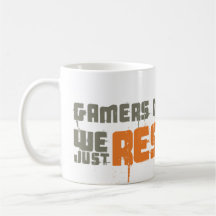 Gamers sterben nie wir gerade Respawn Kaffee Haferl