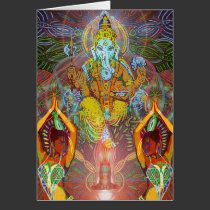 ganesha digital - 2012 as greeting card karten