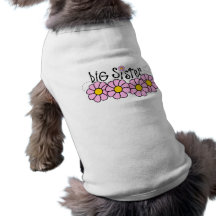 Gänseblümchen-großes SIS Hunde-t-shirt