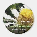 Gänseblümchen-Save the Date Magnet Kühlschrankmagnete