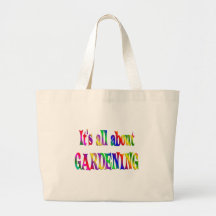 Ganz über die Gartenarbeit Leinentasche