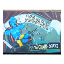 Garçon d'Aqua Invitations Personnalisées